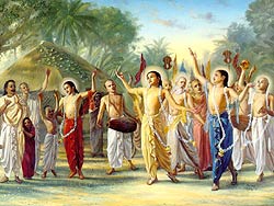 Sri Caitanya's sankirtana